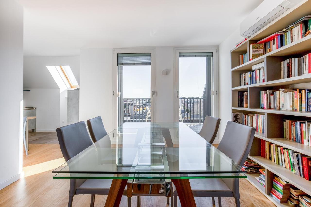 Modern Apt With Terrace, Wifi & Ac 밀라노 외부 사진